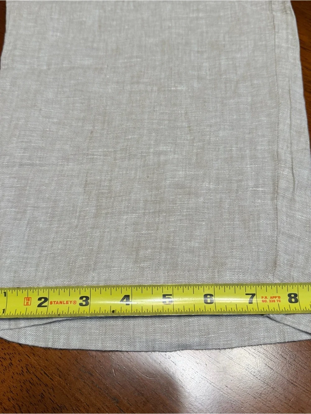 Quince 100% European Linen Cropped Pants Flax Medium Lagenlook Coastal Casual